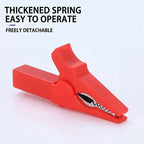4mm Multimeter Pen Cable Probes Crocodile Clip Battery Test Clip 55MM HV Alligator Clip for Banana Plug 6pcs32A