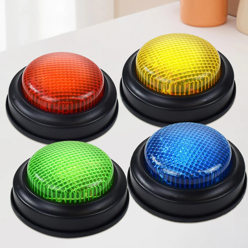 1/2/4/8-piece Buzzer Buttons Game, Answer Buzzers for Game Quick Desktop Quick Answer Games for Kids Classroom, Quizzes Party