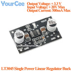 5pcs/1pc LT3042 LT3045 Single Power Linear Regulator Module 3.3V 5V 12V Low Noise Ripple Radio Frequency Power Board 200mA 500mA