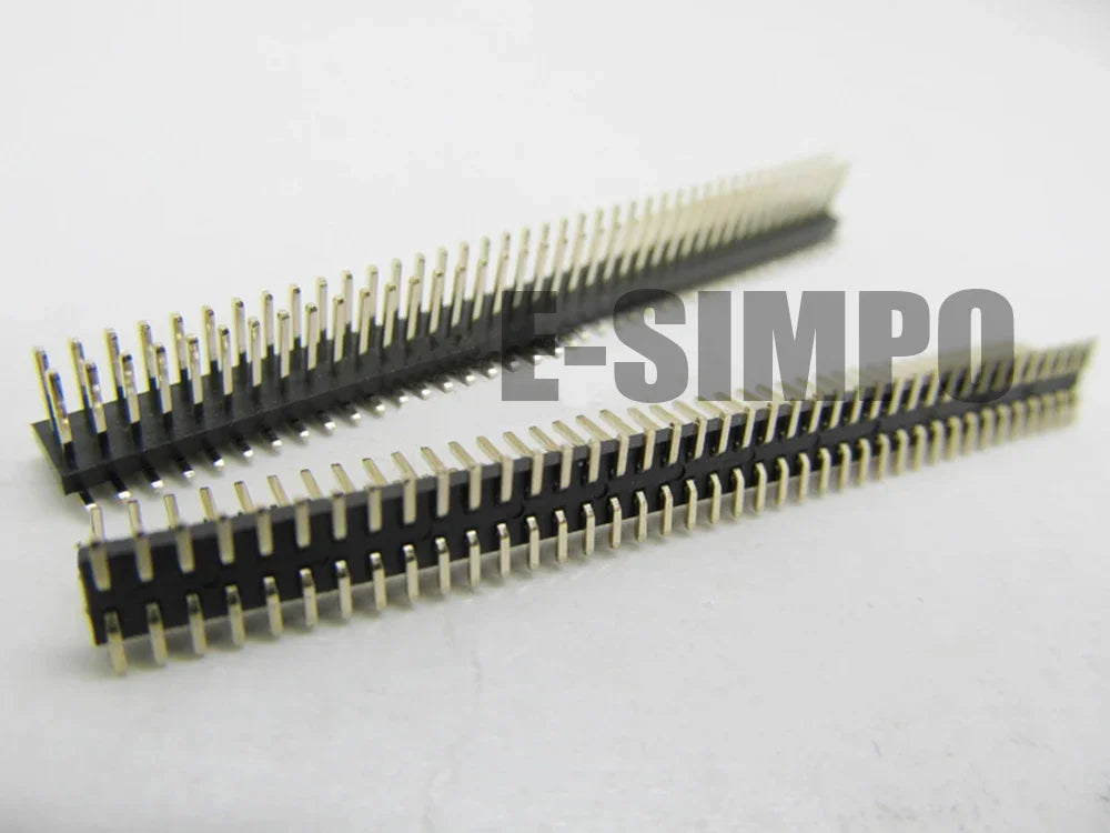 10pcs 1.27mm SMT Dual SMD Mlale Pin Header Gold-plated 2*3/4/6/8/10/20/40/50Pin PH4.3 Female Socket