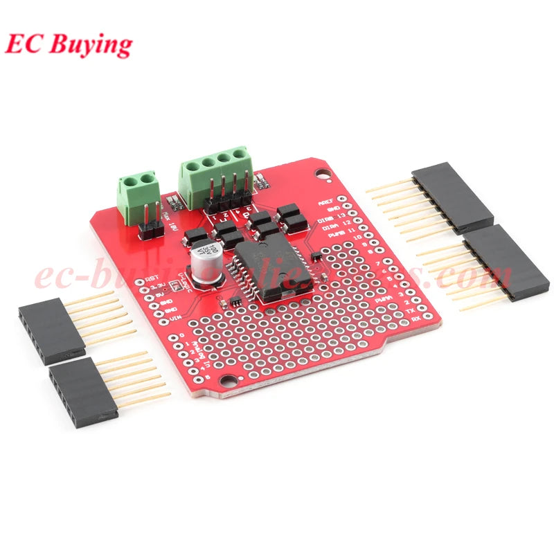 L298P L298 Motor Shield Stepper DC Motor Driver Board Expansion Module 2A Dual Full Bridge H-Bridge 2 Way For Arduino R3 L298N