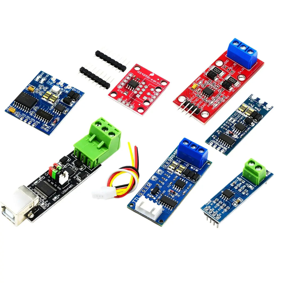 TTL to RS485, RS485 to TTL, USB to 485, industrial-grade microcontroller, automatic hardware flow control