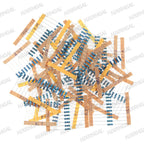 150PCS 300PCS 1/4W 1/2W 1W 2W 3W Resistance 1% Metal Film Resistor Assortment Kit Set 30Values Each 5/10PCS 1~750 1K~820K Ohm