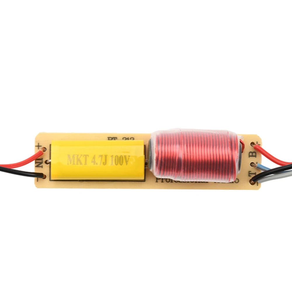 80W 2 Way Hi-Fi Audio Treble Bass Frequency Divider DIY Stereo Sound Speaker for Car A-pillar High-low Frequency Modification