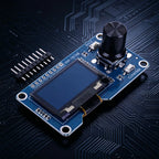 OLED Display with Rotary Encoder Module 1.3/0.96 Inch EC11 Encoder OLED Combo Board Maker Education OLED Kit for Arduino STM32
