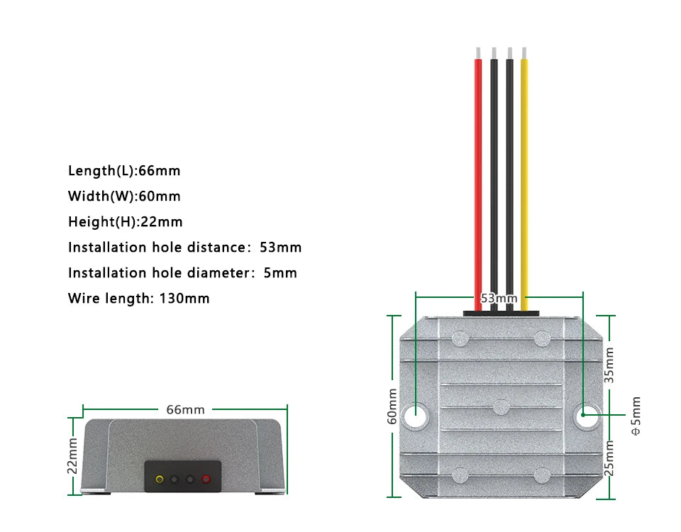 24V to 24V 12V to 12V Voltage Stabilizing Module 12V to 24V Booster 24V to 12V Voltage Regulator 9V-36V to 13.8V 19V