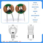 18x10x10 50/80uH 1/2/4/4.7/5/10/20/22/40/45/50mH magnetic ring common mode inductor common mode filter choke