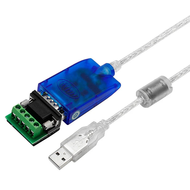 1.5m 3m USB to RS-422 RS-485 Converter RS422 RS485 USB2.0 Cable DB9 Adapter Transparent with Chipset Magnetic Ring UT-890A