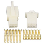 10Sets DJ7021A 2/3/4/6/9Pin 2.8mm Series Electrical Wire Connector Male Female Cable Terminal Plug Kits for Motorcycle Ebike Car