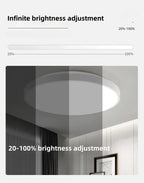 TUYA Intelligent LED Ceiling Light RGB Remote Dimming WiFi Bluetooth Decorative Light Living Room Bedroom Indoor Home Light