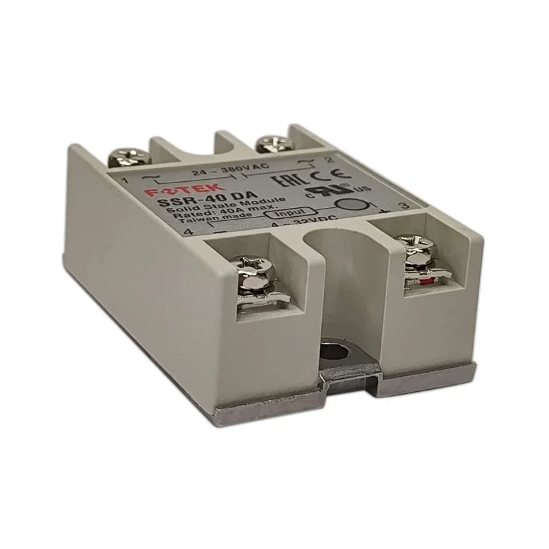 100% New and Original  SSR-40DA  FOTEK SOLID STATE RELAY 4-32VDC  24-380VAC  40A
