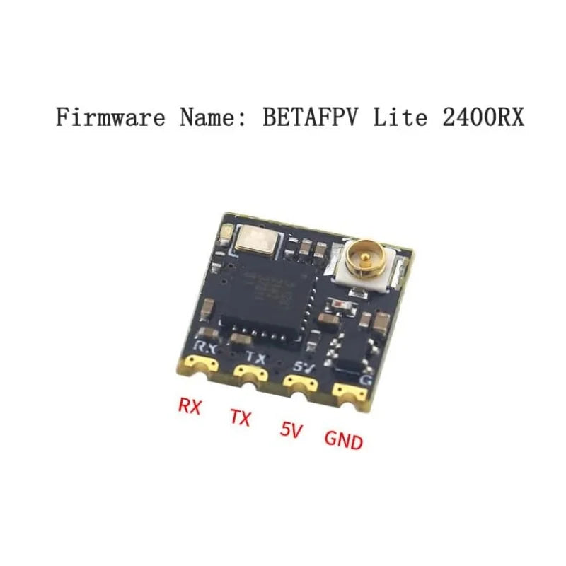 ExpressLRS ELRS 2.4GHz SX1280 Nano Receiver 10x10mm Nano Long Range Receiver for BETAFPV Lite 2400 RX FPV Drones RC Quadcopter