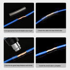 2/5/10m Super Thin Wall Soft Shrinkable Tube Transparent 1mm ~ 20mm  2:1 Heat Shrink Tube Earphone Line Audio Cable Sleeve Wrap