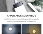 1/2/4pcs Rechargeable Motion Sensor LED Night Light Wall Decoration Bedroom Night Lamp Kitchen Cabinet Lights Child Nightlight