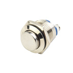 12V 16mm Metal Waterproof Push Button Momentary On Off Horn Switch Start Brass Durable And Practical Button Switch Hot Sale