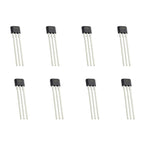 10 Values Hall Effect Sensor Kit A3144E SS41F SS49E SS40AF US1881 AH3503 OH137 ATS177 ATS276 ATS477 3144E/41F/49E Total 50 Pcs