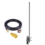 915MHz & 868MHz,12dbi High-Gain LoRa & GSM Antenna for Hotspots & Miners,N-Female Connector,43inch Length,with 32ft RP-SMA Cable