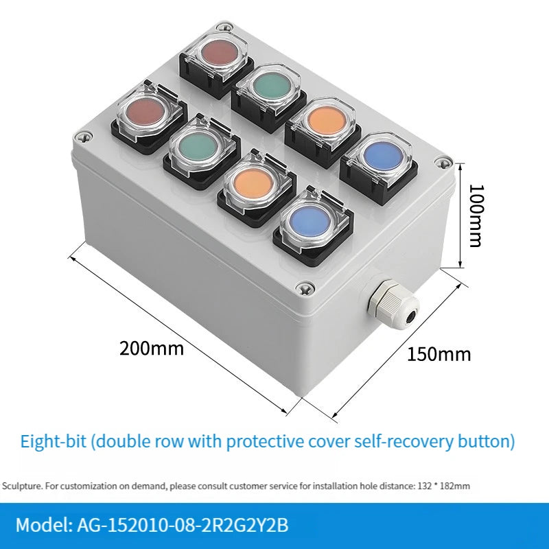 NEW high-quality Switch with arrow button control box self start button water tank electrical industrial emergency stop switch