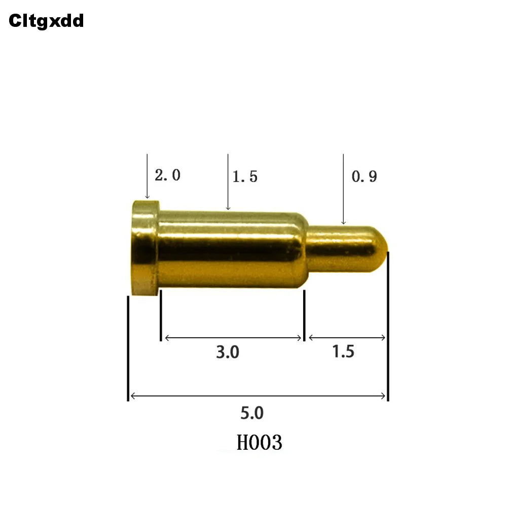 5pcs Pogo Pin Connector Pogopin Battery Spring Loaded Contact SMD Needle PCB 2 3 4 5 6 7 8 9 10 12 14 MM Test Probe H021 - H040
