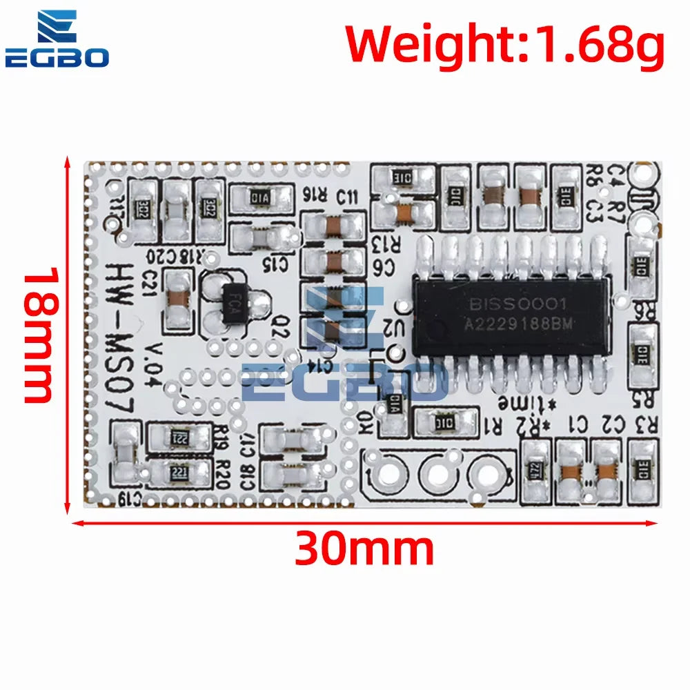 1~10PCS High Performance Motion Sensor Module Radar Motion Sensor HW-MS03 HW-MS07 2.4GHz to 5.8GHz Microwave Radar Sensor Module