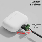 Solderless Plug USB C to 2Pin Terminal Adapter Screw Micro Type-C Male to 2 Pin Crimp Terminal Block 5V Charging Conversion
