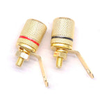 2pcs/1pairs 306 gold-plated binding post speaker speaker terminal audio terminal 4MM banana plug socket