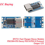 ZY12PDN Type-C USB-C PD2.0 PD3.0 to DC Fast Quick Charger Charging Trigger Polling Decoy Board Module 5V 9V 12V 15V 20V PDC004