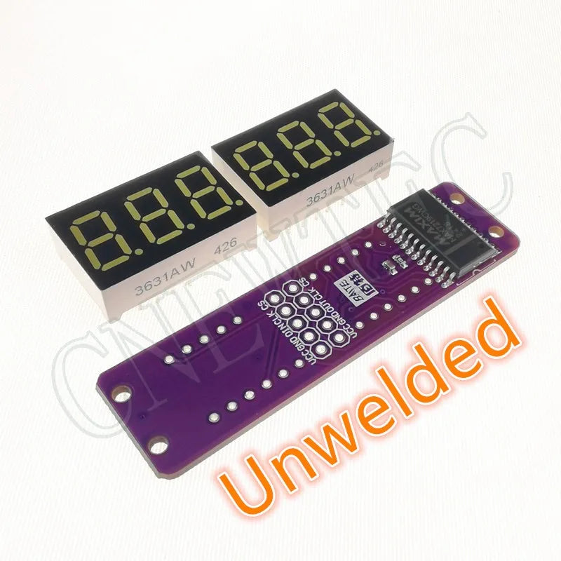 MAX7219 0.36 Inch 6 Bits Digital LED Display 7 Segment Module 6 Color Available for Arduino STM32 STC AVR ESP32 Unwelded