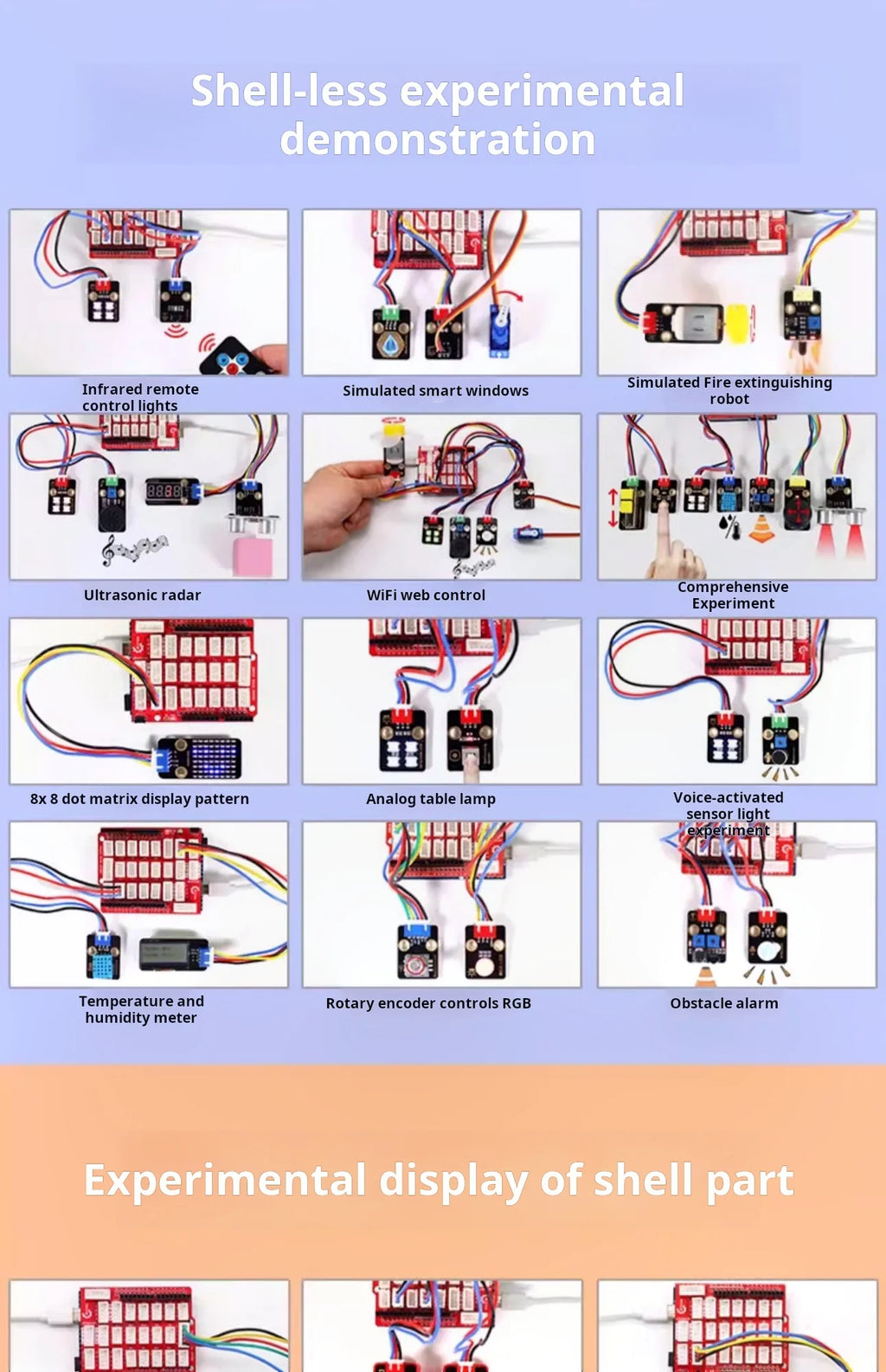 Arduino UNO R4  27 in 1 37 in 1 42 in 1 Starter Kit IoT Programming Sensor Learning Kit for Maker