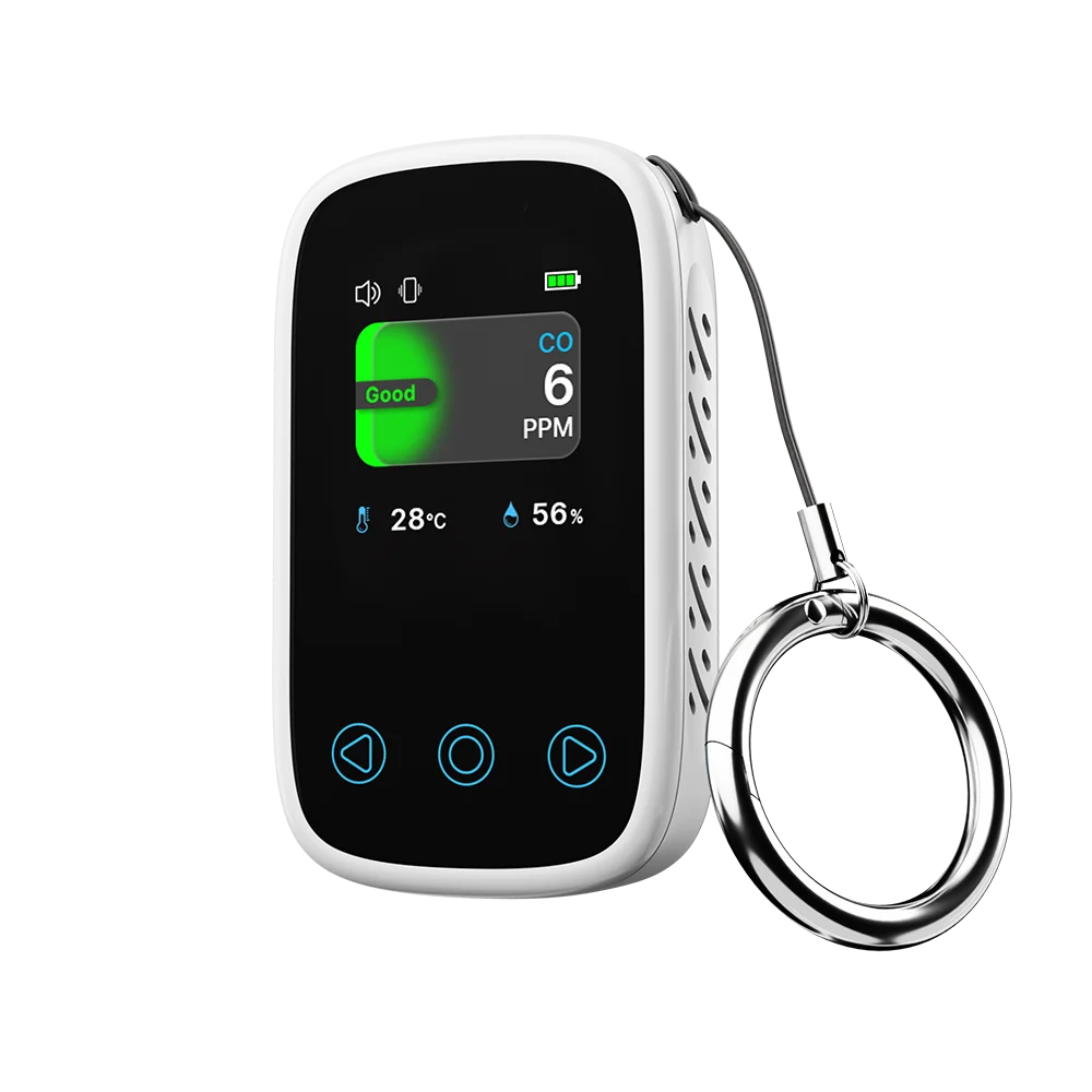 3 in 1 Air Quality Meter CO2 Temp Humidity Tester LCD Screen NDIR Sensor Carbon Dioxide Monoxide Detector with Voice Alarm