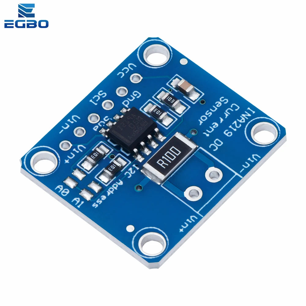 1~5PCS EGBO INA219 I2C Zero Drift Bi-directional Current Power Supply Sensor Breakout Monitoring Module