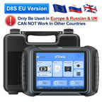 XTOOL D8S Car Diagnostic Tools ECU Coding Bi-Directional Control Key Programmer 42 Service Automotive Tool With CAN FD DOIP FCA