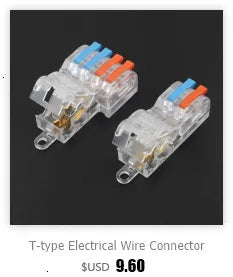 Mini Wire Electrical Connector Boxed 222 LED Strip Lighting Quick Connectors Universal Compact Conductor Push-in Terminal Blocks
