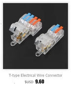 Mini Wire Electrical Connector Boxed 222 LED Strip Lighting Quick Connectors Universal Compact Conductor Push-in Terminal Blocks