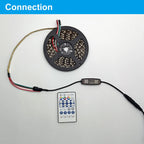 DC5-24V USB/DC Mini Led Controller 3Pin 28Keys Remote Bluetooth App Music Control For Individual Addressable WS2812 RGB Strip