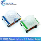 HC-SR501 Adjust IR Pyroelectric Infrared PIR Motion Sensor Detector Module Motion Sensor Detector Module HC SR501 Bracket