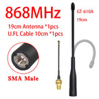 GIZONT LoRa 868MHz Soft Antenna 17CM General 869MHz SMA Flexible Whip Antenna 20CM For MeshTastic LoRaWan ESP32 Teletransmission