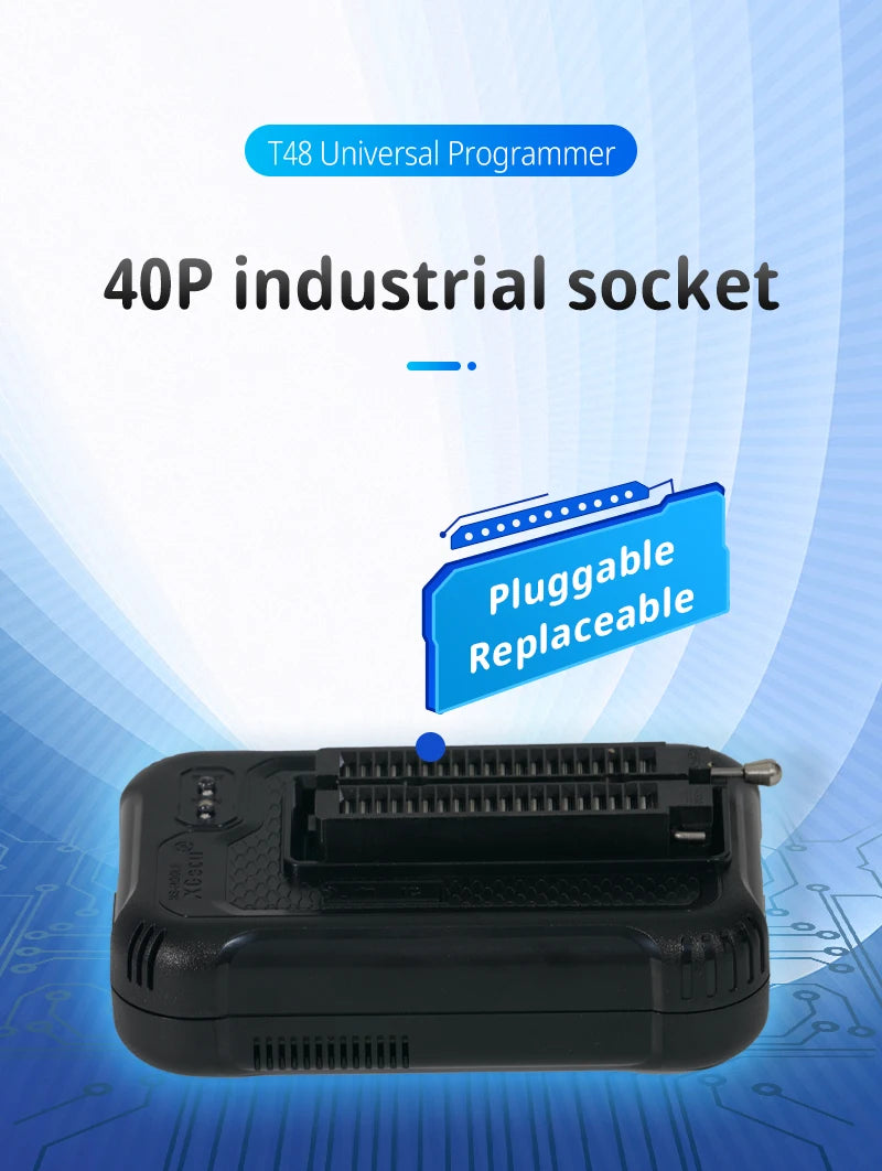 100% Original t48 programmer xgecu /TL866II PLUS universal programmer NAND TSOP48 adapter SOP8 flash clip eeprom Programmer