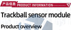 BlackBerry Trackball Sensor Mouse Trackball Hall Effect Sensor 360°Trackball Module
