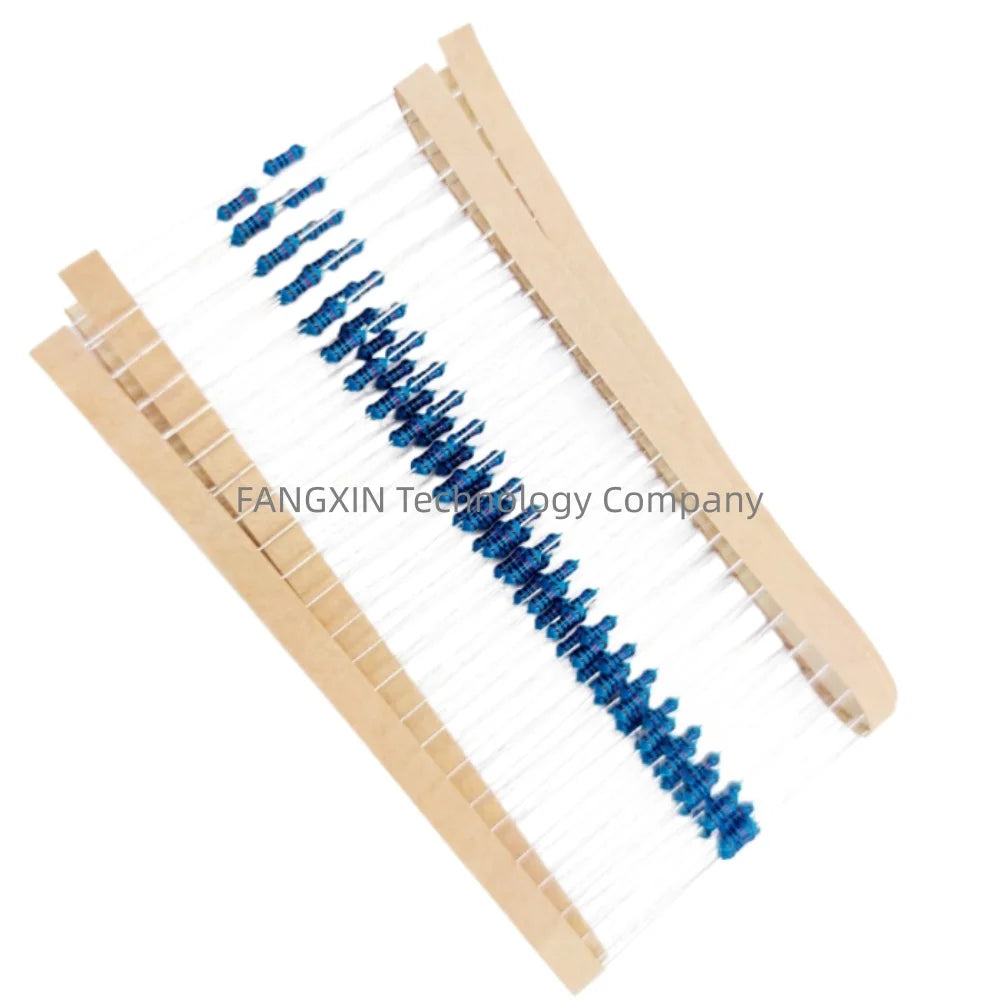 100PCS,Metal Film Resistor 1/4W 1% 100K 220R 1K 1.5K 2.2K 4.7K 10K 22K 47K 100R 100 220 1K5 2K2 4K7-22M Ohm Resistance 1R~22M