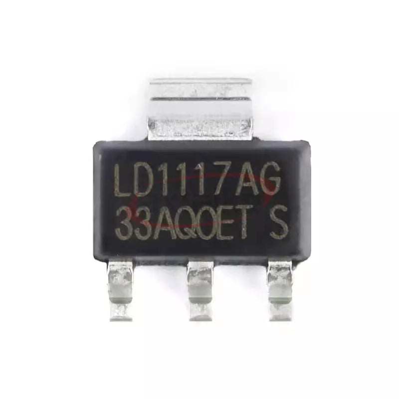 20PCS LD1117AG LD1117-ADJ LD1117-5.0 LD1117-3.3 LD1117-2.5 LD1117-1.8  LD1117-1.2 SOT-223 Low Dropout Linear Regulator Chip IC