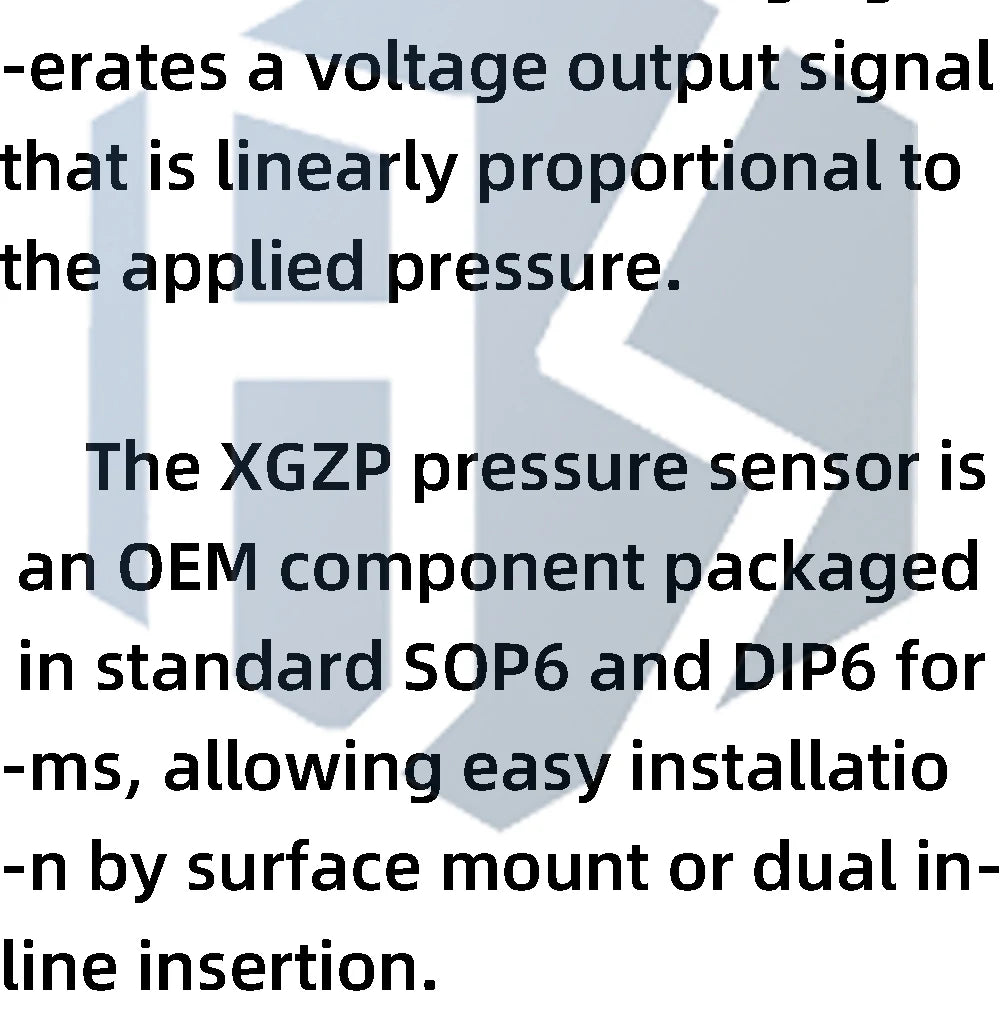 XGZP040 Air Pressure Sensor Module: 0-40KPA (Air/Water Pressure, Level & Depth) – Compatible for Arduino