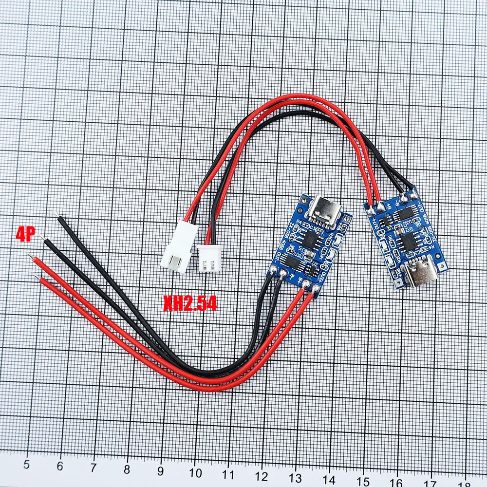 TP4056 1A Lithium Battery Charging Board Module TYPE-C USB Interface Output Charging Protection 2-in-1 With XH2.54 Terminal