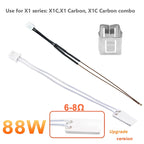 Ceramics Heating element Thermistor for Bambu lab A1 A1Mini X1 X1C P1 P1P P1S Combo 3D Printer HeaterParts