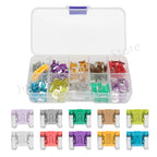 100/50pcs Car Truck Micro Blade Fuses 2A 3A 5A 7.5A 10A 15A 20A 25A 30A 35A AMP Plastic Box Assortment with Clip