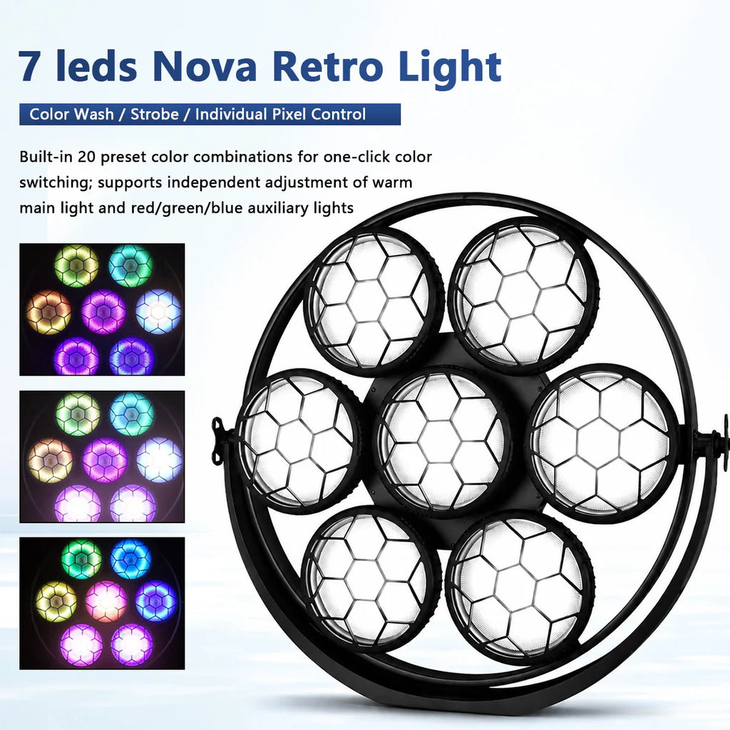 250W COB LED Linear Retro Vintage Stage Light 5050 RGB Fantasy DMX512 for Wedding Concert Theater Club DJ Live Show Party