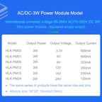 Hi-Link HLK-PM01 HLK-PM03 HLK-PM09 HLK-PM12 HLK-PM15 HLK-PM24 220V to 3.3V/5V/9V/12V/15V/24V AC DC Converter Power Supply Module