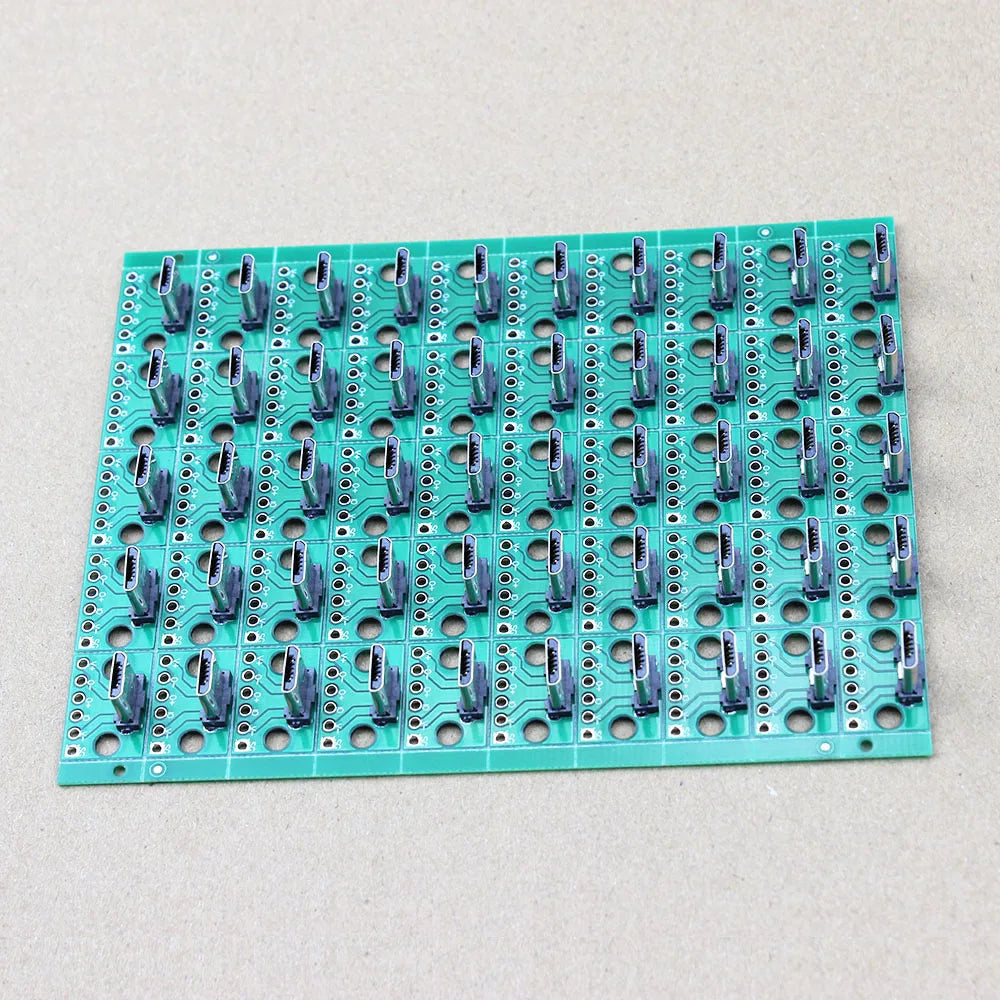 1Pce Vertical USB MiCroUSB Micro USB 2.0 Male Head Connector PCB Converter Adapter Breakout Board 180 Degree Vertical WP-109