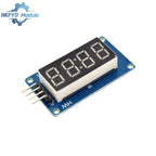 1-50PCS TM1637 LED Display Module For Arduino 7 Segment 4 Bits 0.36Inch Clock RED Anode Tube Four Serial Driver Board Pack