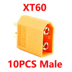 Wholesale 2/5/10PCS  XT90 XT60 XT-60 XT30  T Plug Male Female Bullet Connectors Plugs For RC Lipo Battery Quadcopter